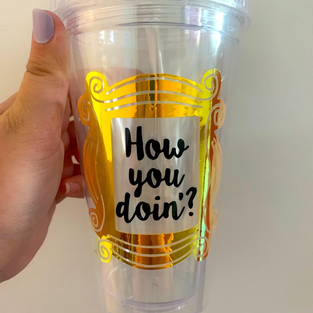 New***Friends cup never used